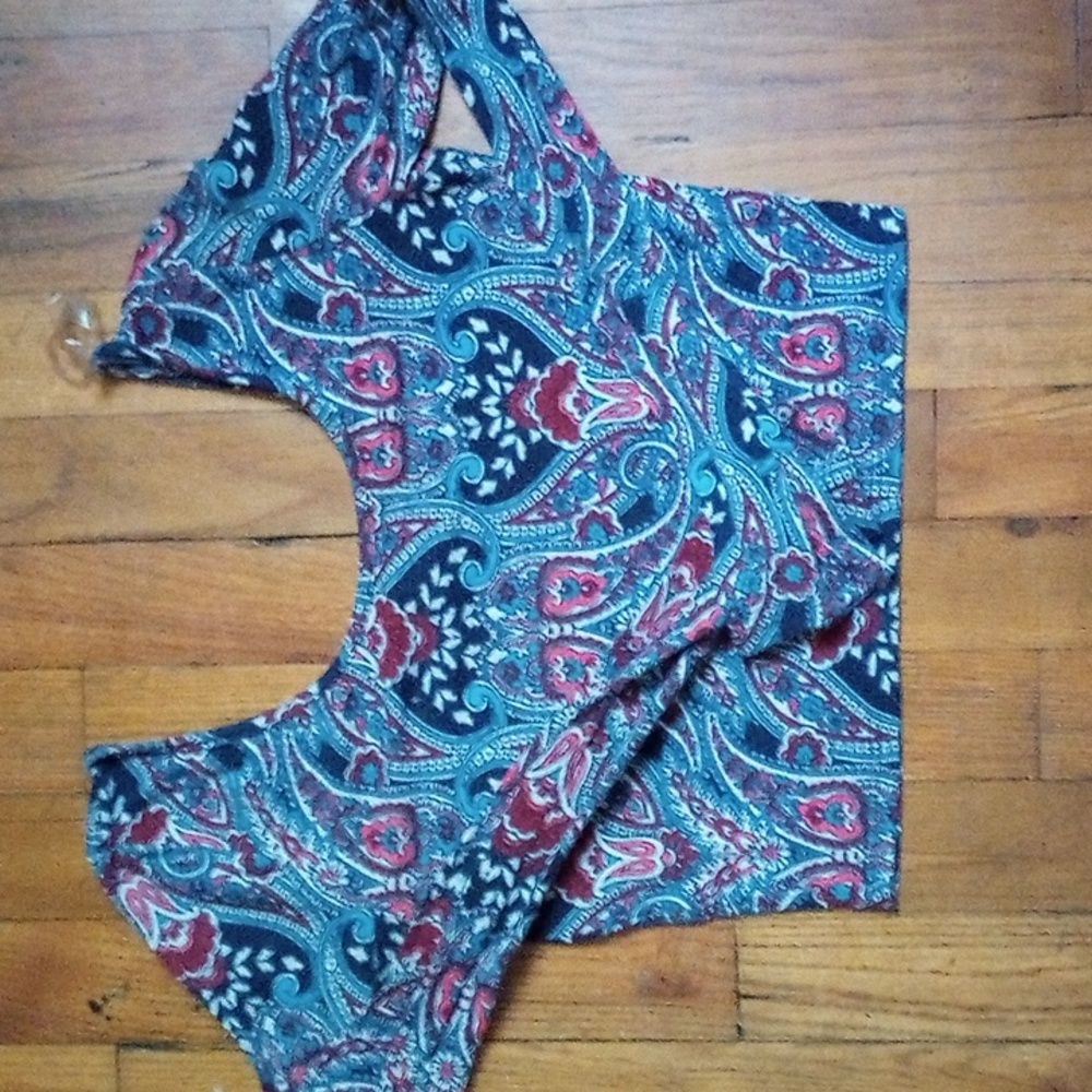 Patterned Crop Top - image 1
